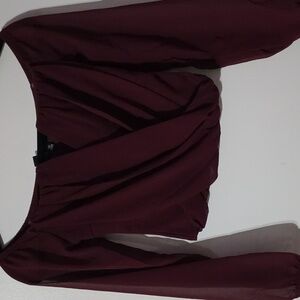 Windsor Off-Shoulder Crop Blouse - Size XS